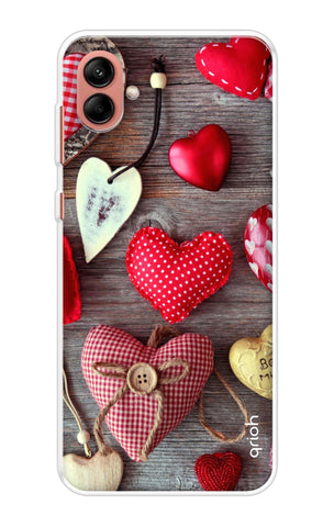 Valentine Hearts Samsung Galaxy A04 Back Cover
