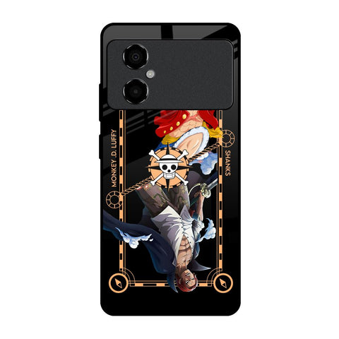 Shanks & Luffy Poco M4 5G Glass Back Cover Online