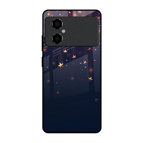 Falling Stars Poco M4 5G Glass Back Cover Online