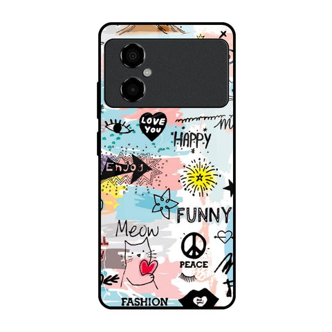 Just For You Poco M4 5G Glass Back Cover Online
