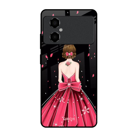 Fashion Princess Poco M4 5G Glass Back Cover Online