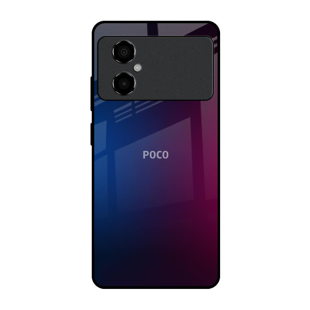 Mix Gradient Shade Poco M4 5G Glass Back Cover Online