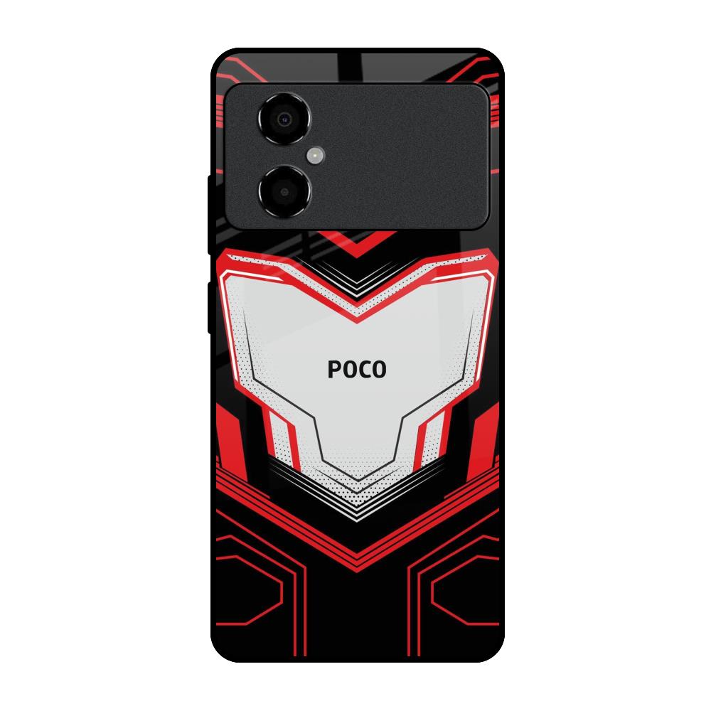 Quantum Suit Poco M4 5G Glass Back Cover Online