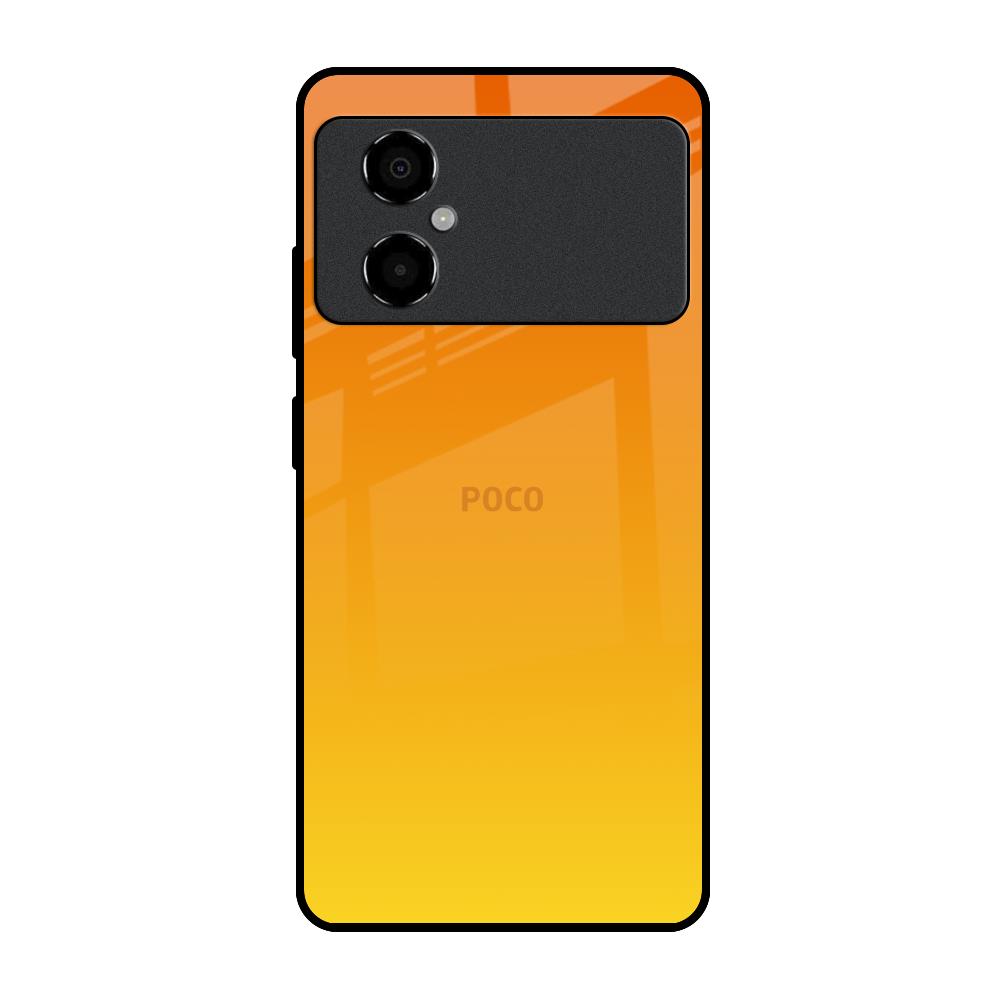Sunset Poco M4 5G Glass Back Cover Online
