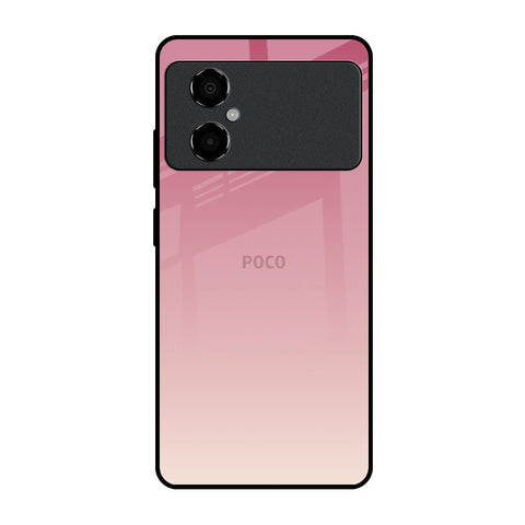 Blooming Pink Poco M4 5G Glass Back Cover Online