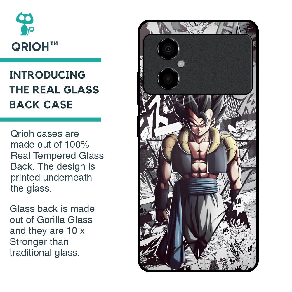 Dragon Anime Art Glass Case for Poco M4 5G