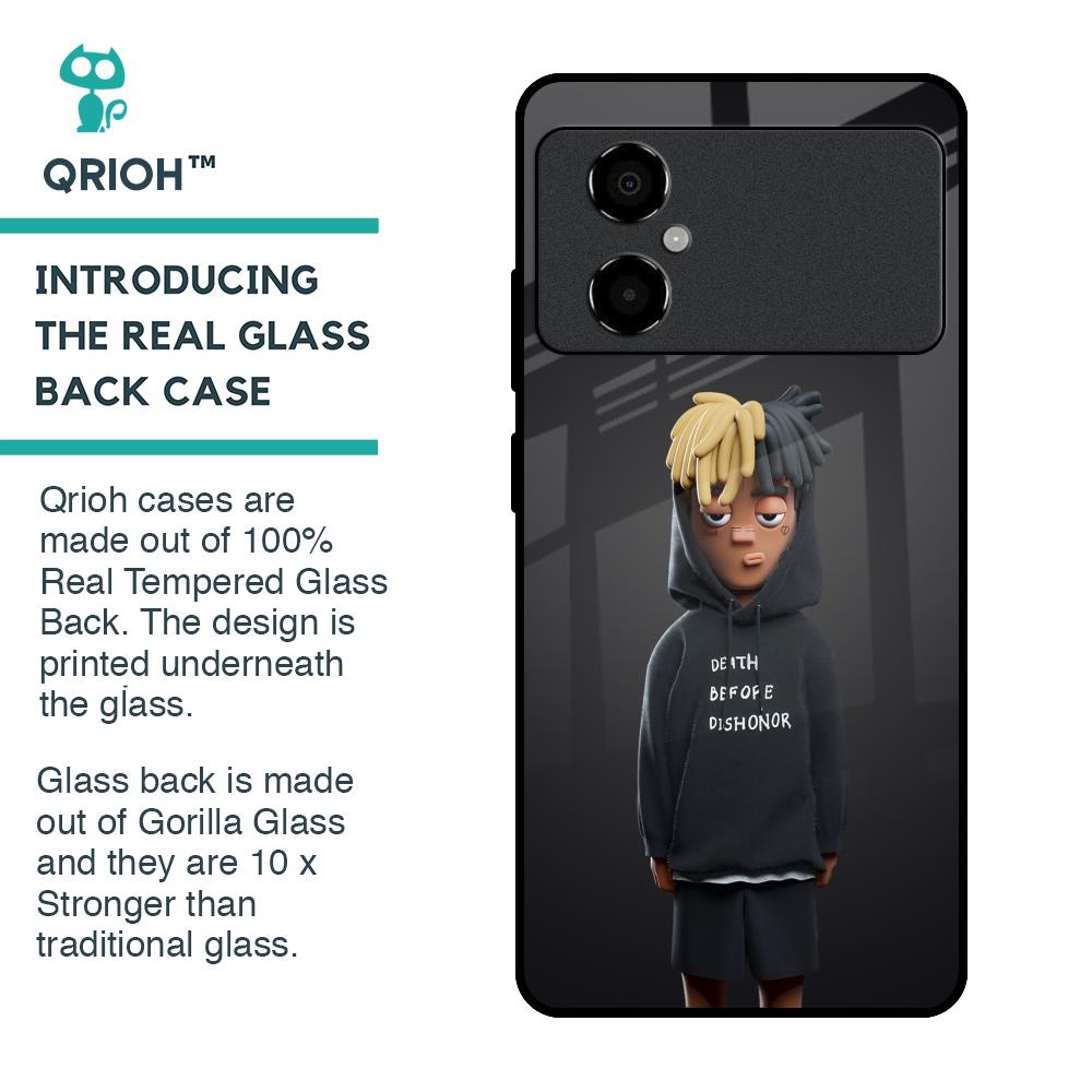 Dishonor Glass Case for Poco M4 5G