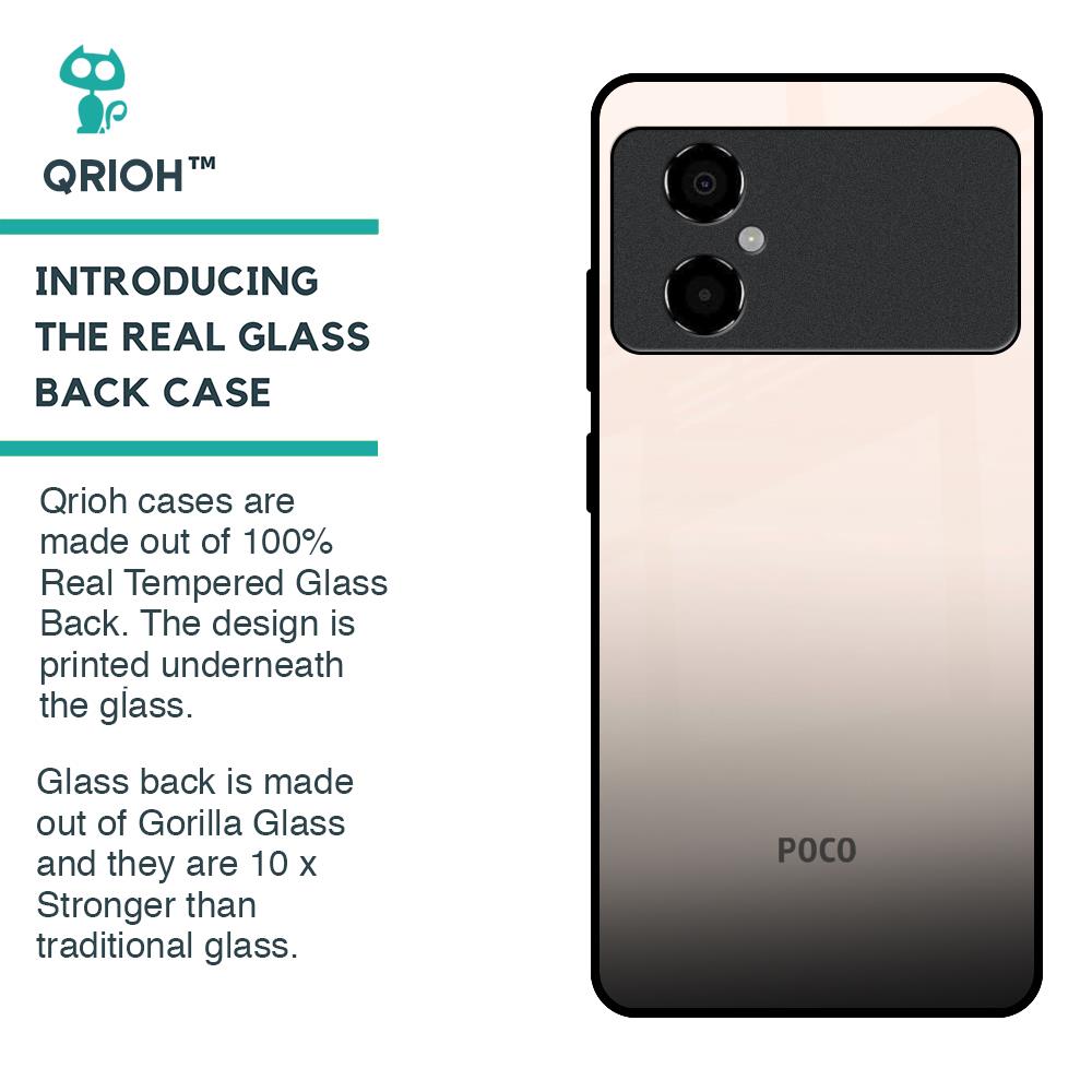 Dove Gradient Glass Case for Poco M4 5G