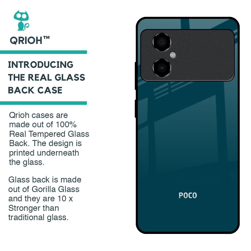 Emerald Glass Case for Poco M4 5G