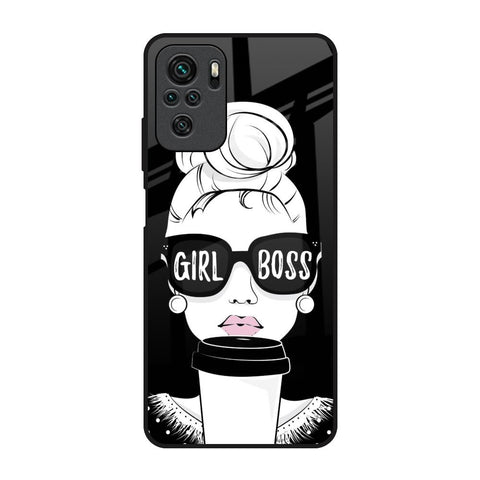 Girl Boss Redmi Note 11 SE Glass Back Cover Online