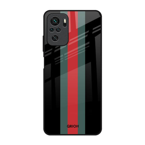 Vertical Stripes Redmi Note 11 SE Glass Back Cover Online