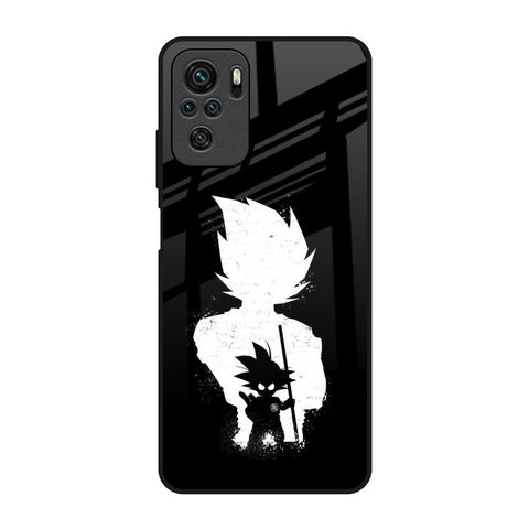 Monochrome Goku Redmi Note 11 SE Glass Back Cover Online