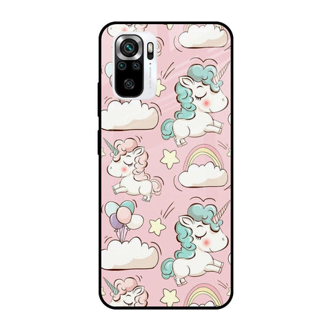 Balloon Unicorn Redmi Note 11 SE Glass Cases & Covers Online