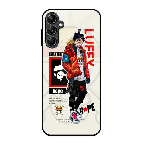 Bape Luffy Samsung Galaxy A14 5G Glass Back Cover Online