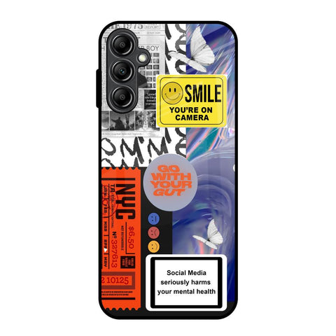 Smile for Camera Samsung Galaxy A14 5G Glass Back Cover Online