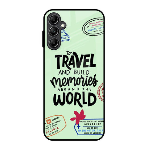 Travel Stamps Samsung Galaxy A14 5G Glass Back Cover Online