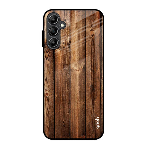 Timber Printed Samsung Galaxy A14 5G Glass Back Cover Online