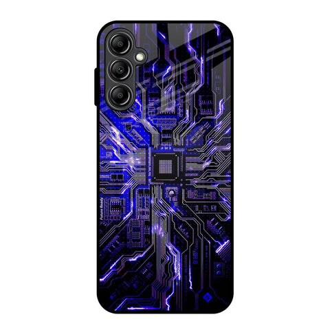 Techno Color Pattern Samsung Galaxy A14 5G Glass Back Cover Online