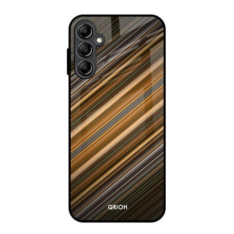 Diagonal Slash Pattern Samsung Galaxy A14 5G Glass Back Cover Online