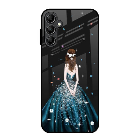 Queen Of Fashion Samsung Galaxy A14 5G Glass Back Cover Online