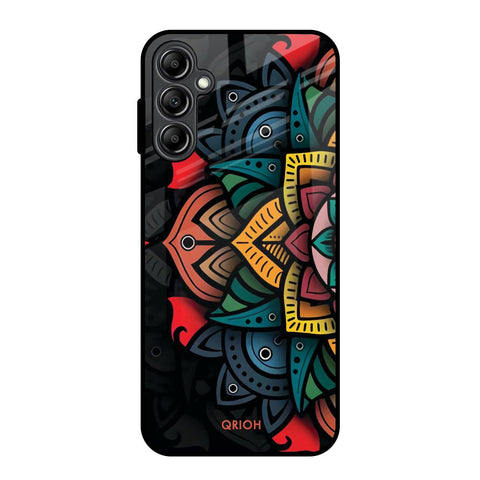 Retro Gorgeous Flower Samsung Galaxy A14 5G Glass Back Cover Online
