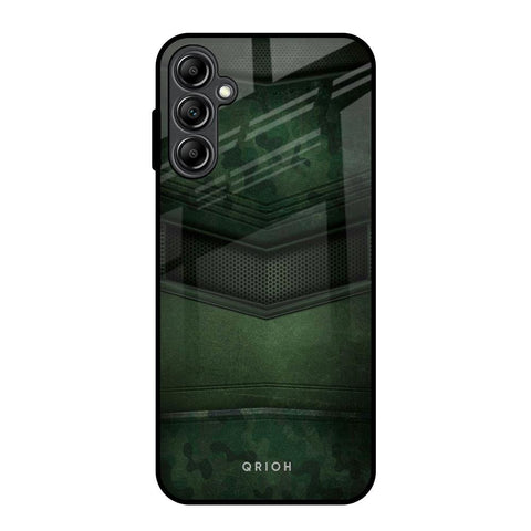 Green Leather Samsung Galaxy A14 5G Glass Back Cover Online
