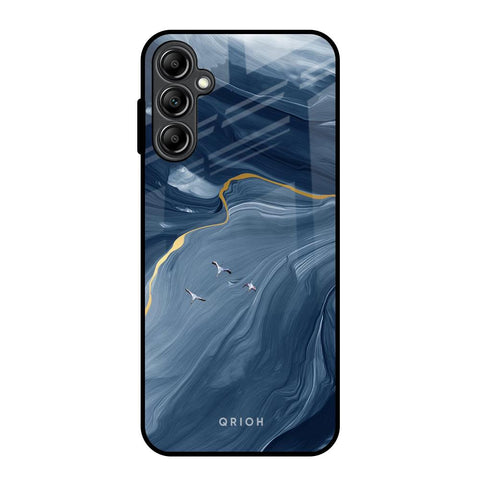 Deep Ocean Marble Samsung Galaxy A14 5G Glass Back Cover Online