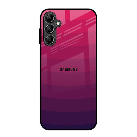 Wavy Pink Pattern Samsung Galaxy A14 5G Glass Back Cover Online