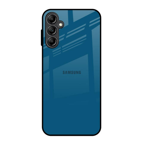 Cobalt Blue Samsung Galaxy A14 5G Glass Back Cover Online