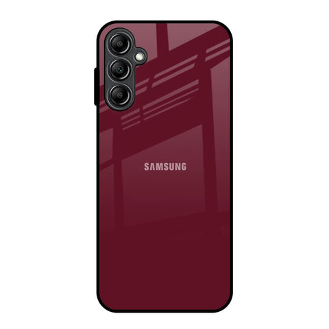 Classic Burgundy Samsung Galaxy A14 5G Glass Back Cover Online