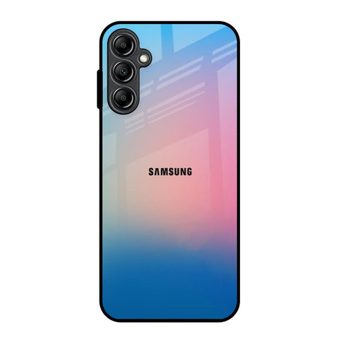 Blue & Pink Ombre Samsung Galaxy A14 5G Glass Back Cover Online