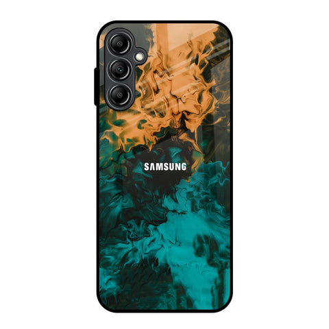 Watercolor Wave Samsung Galaxy A14 5G Glass Back Cover Online