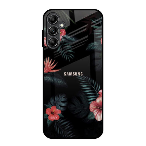 Tropical Art Flower Samsung Galaxy A14 5G Glass Back Cover Online