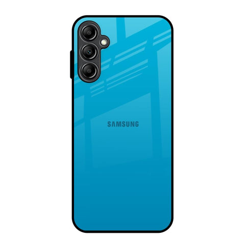 Blue Aqua Samsung Galaxy A14 5G Glass Back Cover Online