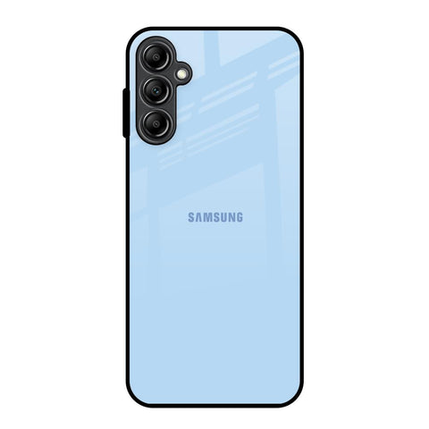 Pastel Sky Blue Samsung Galaxy A14 5G Glass Back Cover Online