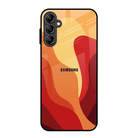 Magma Color Pattern Samsung Galaxy A14 5G Glass Back Cover Online