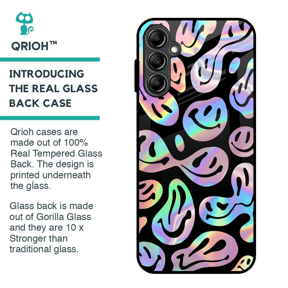 Acid Smile Glass Case for Samsung Galaxy A14 5G