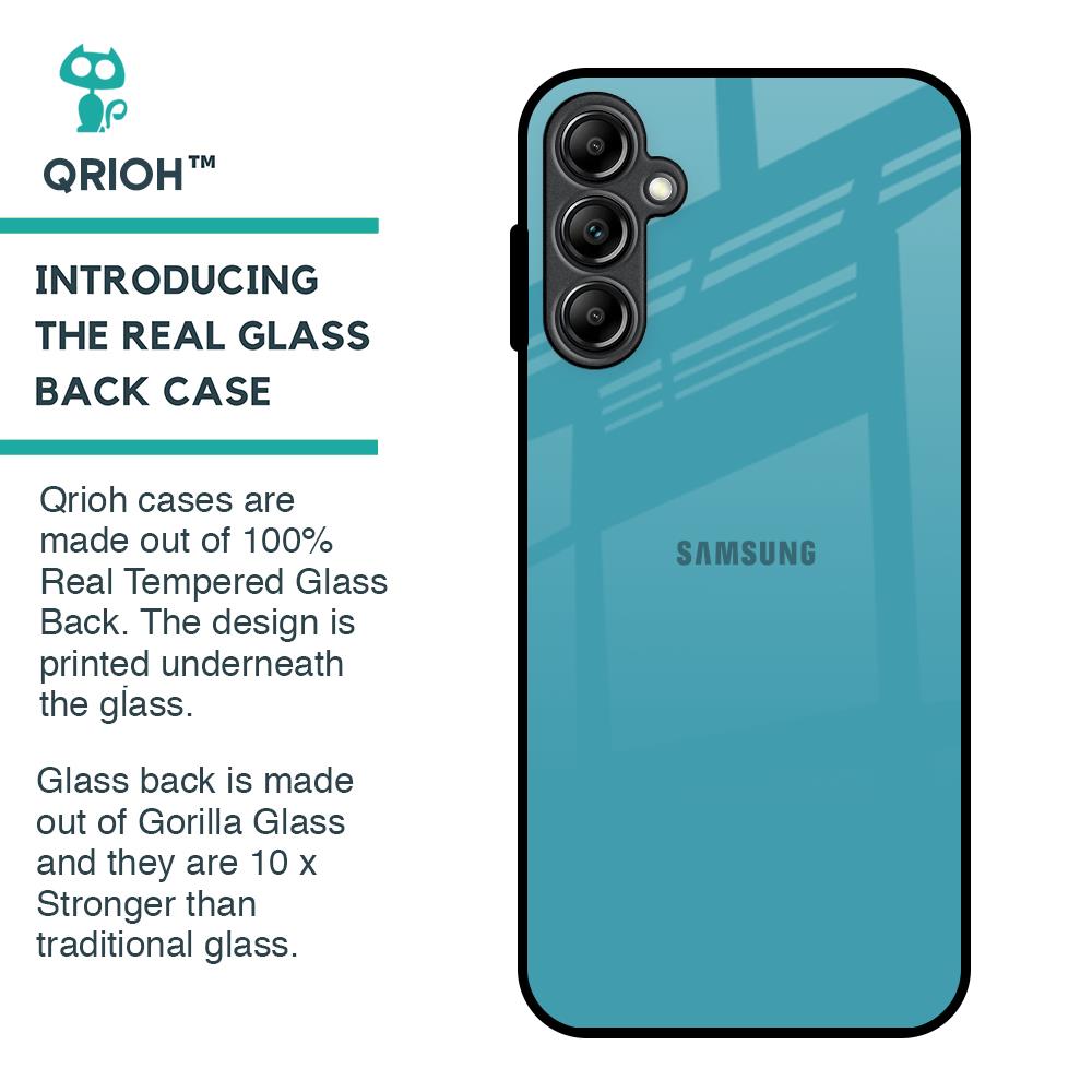 Oceanic Turquiose Glass Case for Samsung Galaxy A14 5G