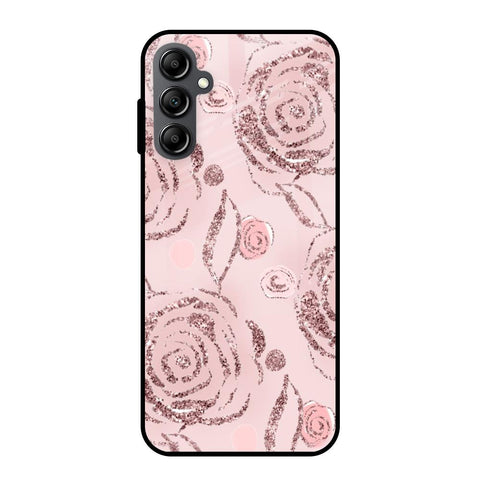 Shimmer Roses Samsung Galaxy A14 5G Glass Cases & Covers Online