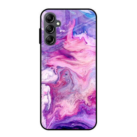 Cosmic Galaxy Samsung Galaxy A14 5G Glass Cases & Covers Online