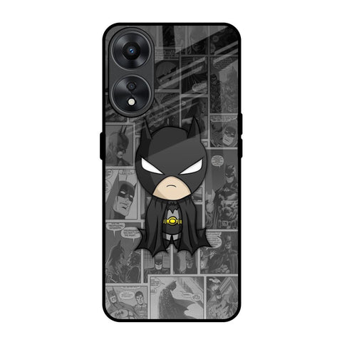 Cartoon Art Oppo A78 5G Glass Back Cover Online