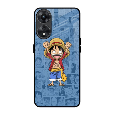 Chubby Anime Oppo A78 5G Glass Back Cover Online