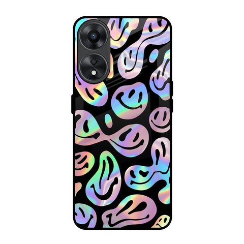 Acid Smile Oppo A78 5G Glass Back Cover Online