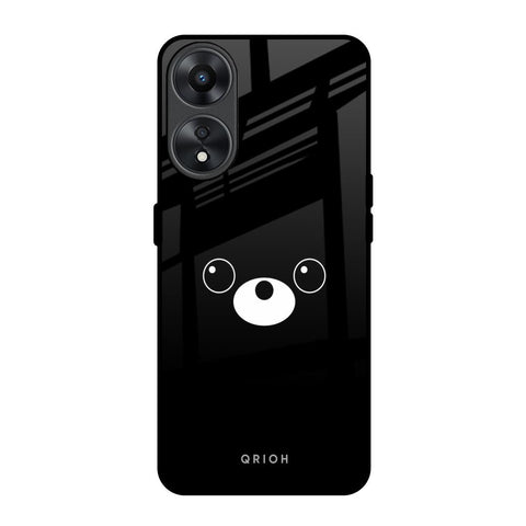 Cute Bear Oppo A78 5G Glass Back Cover Online