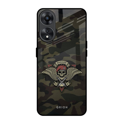 Army Warrior Oppo A78 5G Glass Back Cover Online