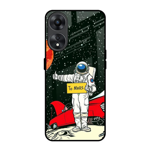 Astronaut on Mars Oppo A78 5G Glass Back Cover Online