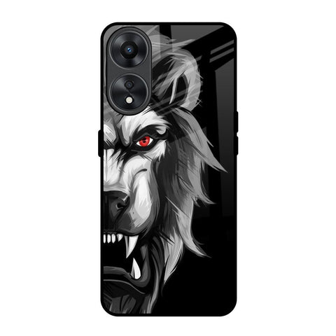 Wild Lion Oppo A78 5G Glass Back Cover Online