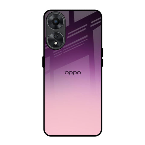 Purple Gradient Oppo A78 5G Glass Back Cover Online