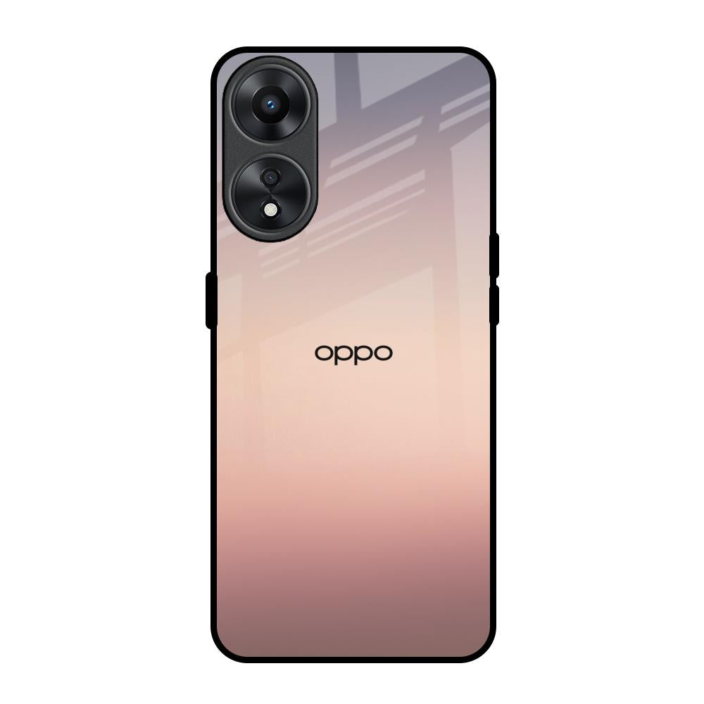HAOYE Cover Per OPPO A78 5G - Retro In Vetro Temperato Effetto Marmo, Bordo Morbido TPU