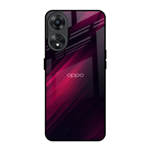 Razor Black Oppo A78 5G Glass Back Cover Online